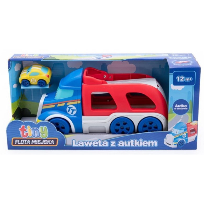 Flota miejska laweta z autkiem DUMEL - obrazek 2