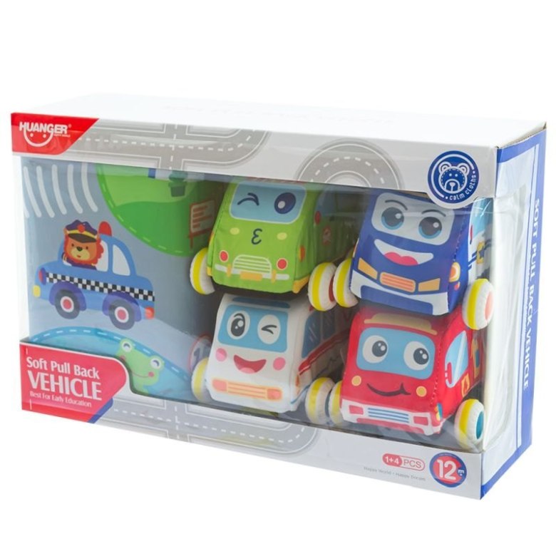 Zabawka miękkie samochodziki EUROBABY ZABAWKI - obrazek 2